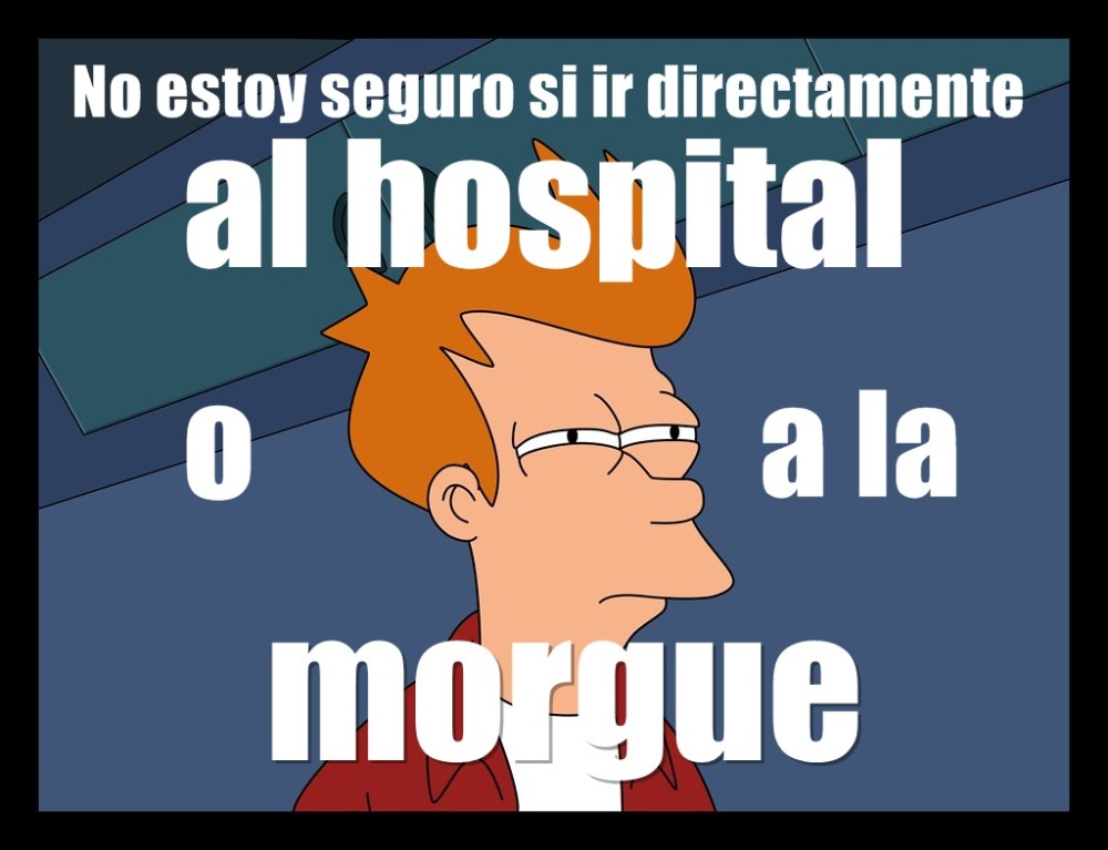 NO ESTOY SEGURO DE IR AL HOSPITAL